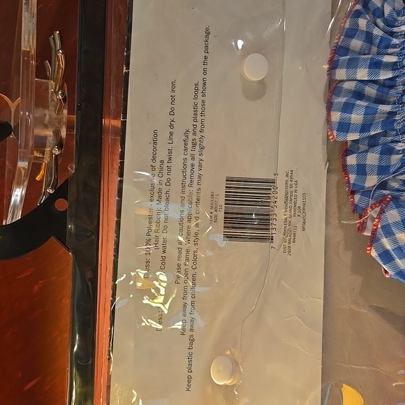 Dorothy Costume Adult - Size L 10-12 - NIP - Picture 5 of 5